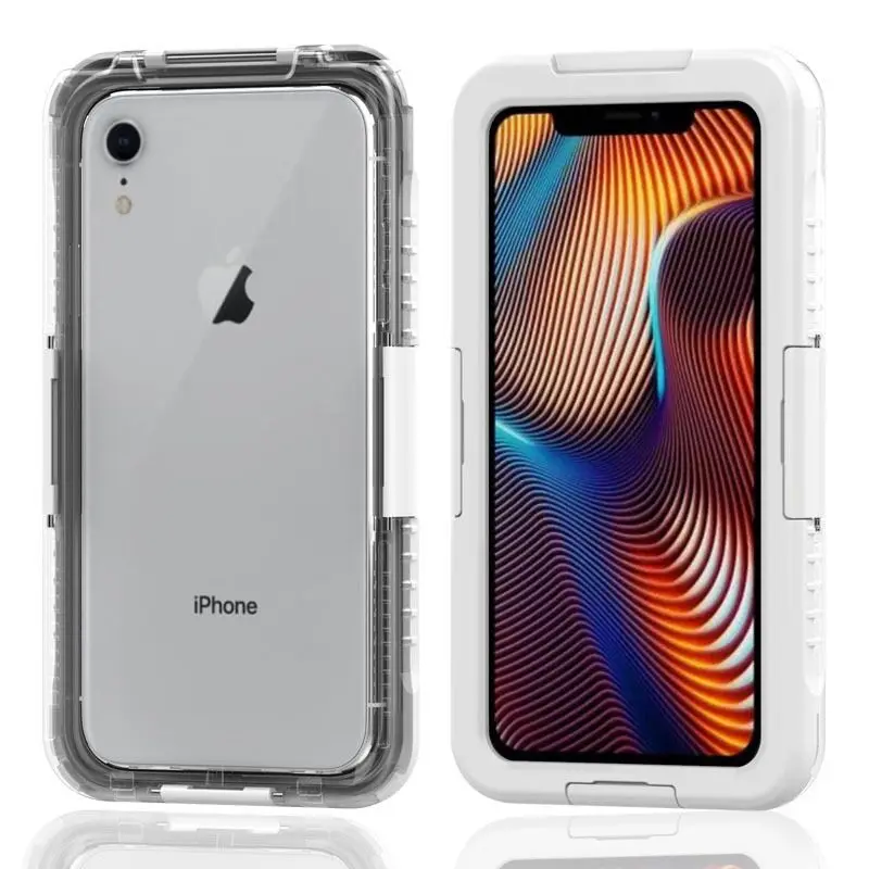 Стиль iPhone XR водонепроницаемый чехол для телефона 6,1 дюймов IP68 Водонепроницаемый чехол для Apple XR подводный корпус