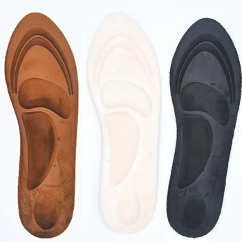 

Women Men Hot 4D Suede Memory Foam Orthotic Insole Winter Warm Arch Support Orthopedic Insole Flat Foot Feet Care Sole Shoe Pads