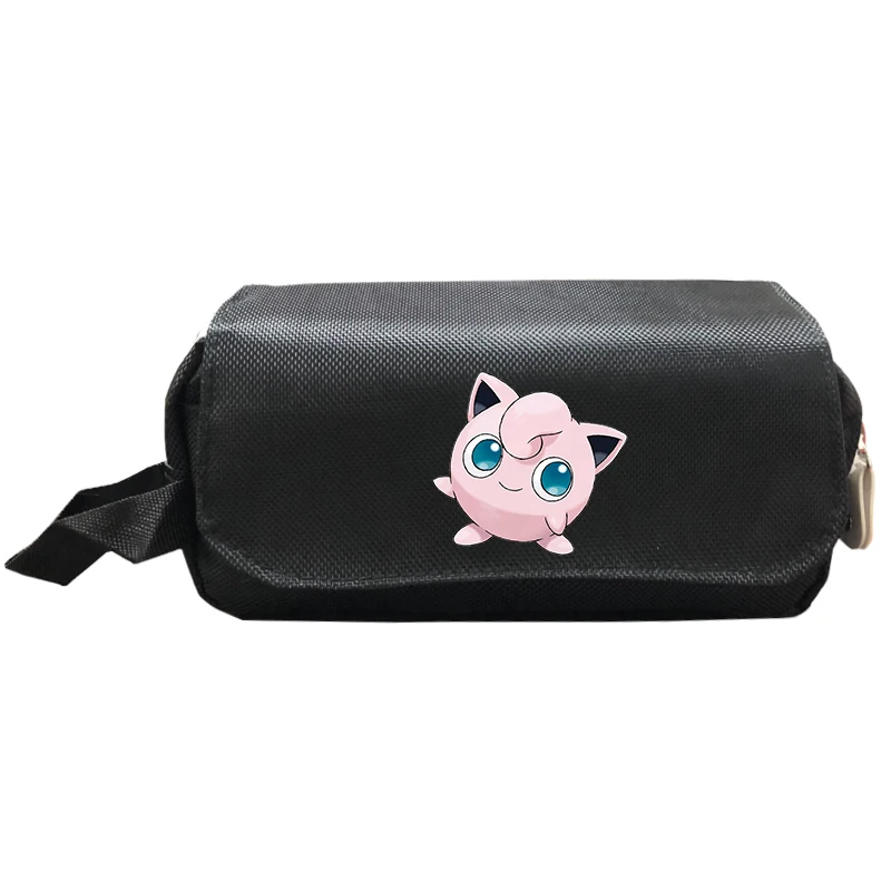 Пенал Pokemon Pencil Gengar для мальчиков и девочек, школьные сумки, школьный подарок, канцелярская сумка для детей, черный цвет - Цвет: 1