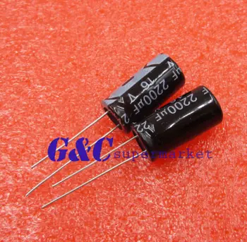 

10PCS 470uF 16V 105C 8mm*12mm Radial Electrolytic Capacitors diy electronics