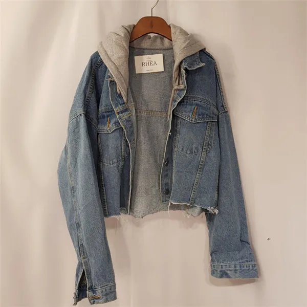 Синий Джинсовые jacket182 - Цвет: Синий
