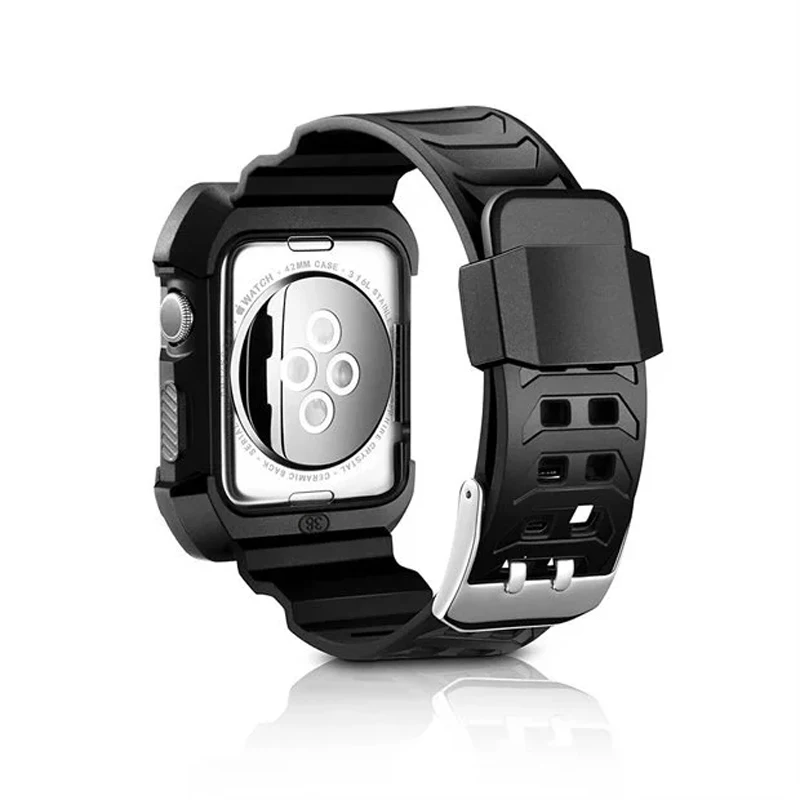 

Case+Strap For Apple Watch Band Pulseira apple watch 4 3 5 Band 44mm 40mm Case Cover iWatch 42mm/38mm Watchband Belt