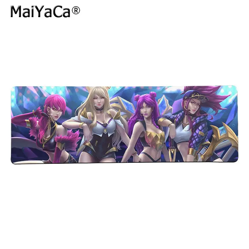 Maiya высокое качество Виртуальная девушка группа KDA Kaisa офисные мыши геймер мягкий коврик для мыши большой коврик для мыши клавиатуры коврик