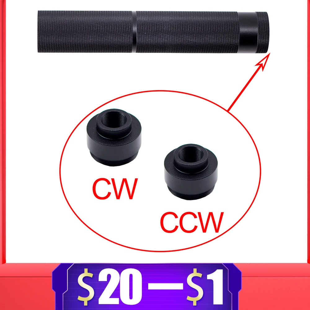 Высококачественный 14 мм адаптер CW / CCW для пневматического ружья Airsoft M4 Gel Blaster