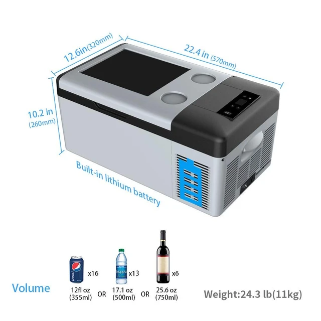 Réfrigérateur/ congélateur solaire dc- 12V- 99litres à faible consommation