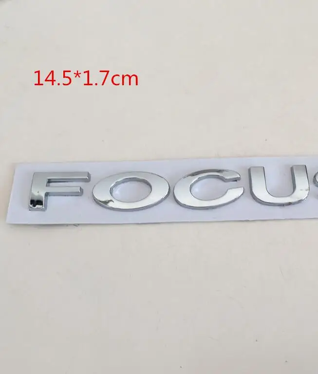 1pcs ABS Fiesta car Letter Rear trunk Decals Emblem badge sticker Decal Car styling auto Accessories