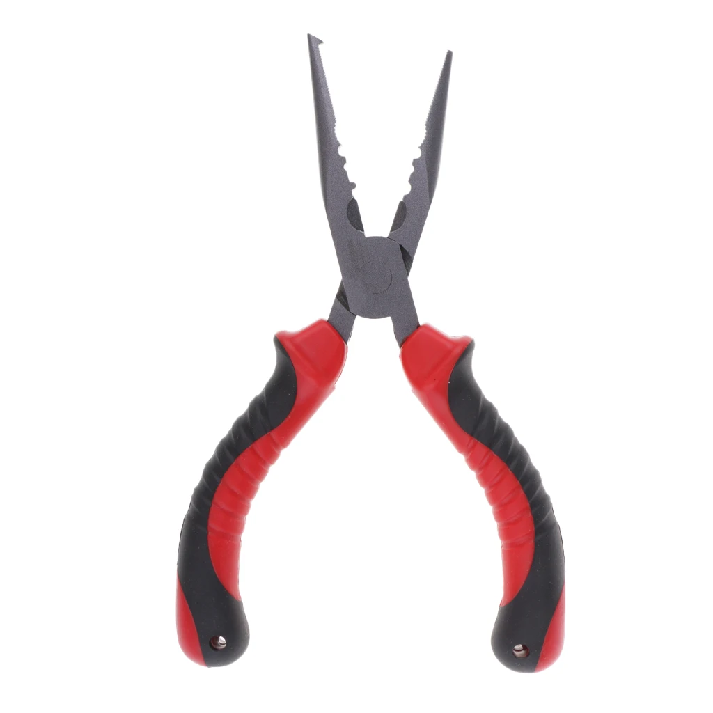 

High-carbon Steel Long Needle Nose Precision Pliers Long Nose Pliers Fishing Scissors Fishing Hook Remover Fishing Line Cutters