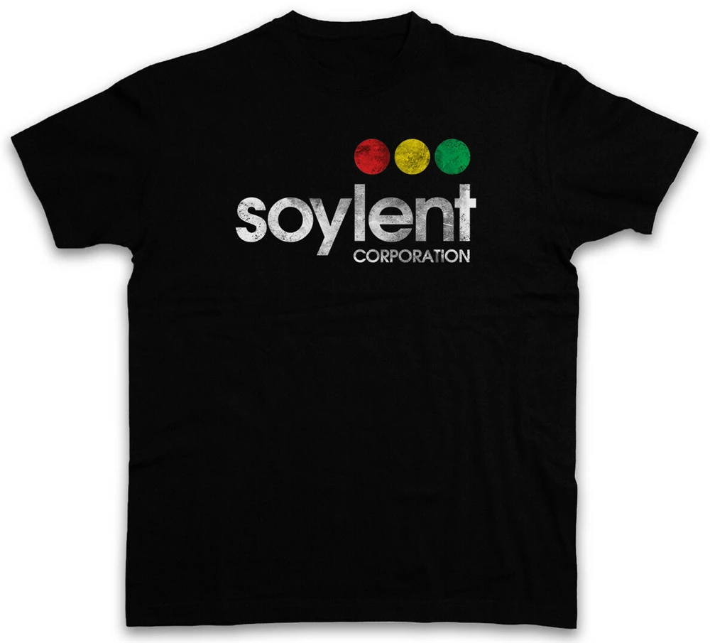 Soylent футболка-зеленый логотип компании 2022 научная фантастика модная