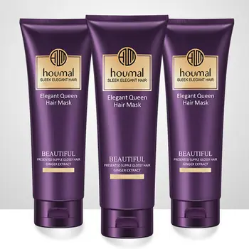 

Ginger Smooth Hair Mask Conditioner Moisturizing Scalp Treatment Film Mild Nourishing Hair Root Care Q1