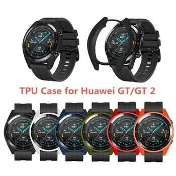 

TPU Thin Soft Protector Bumper Watch Frame Case Cover for Huawei-Watch GT2 46mm