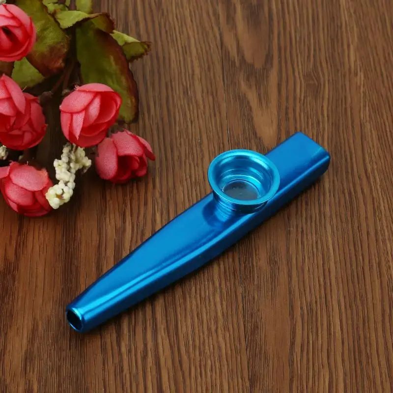 6 шт. легкий металлический Kazoos комплект для малышей детей студентов флейта музыкальный инструмент