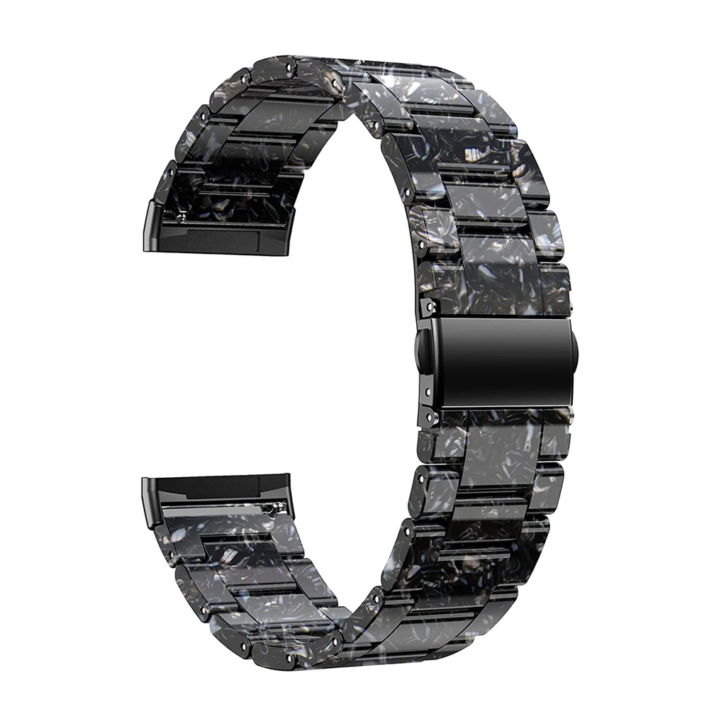 Resin Accessory Wristband for Smart Watches - Elegant Watch Strap Replacement