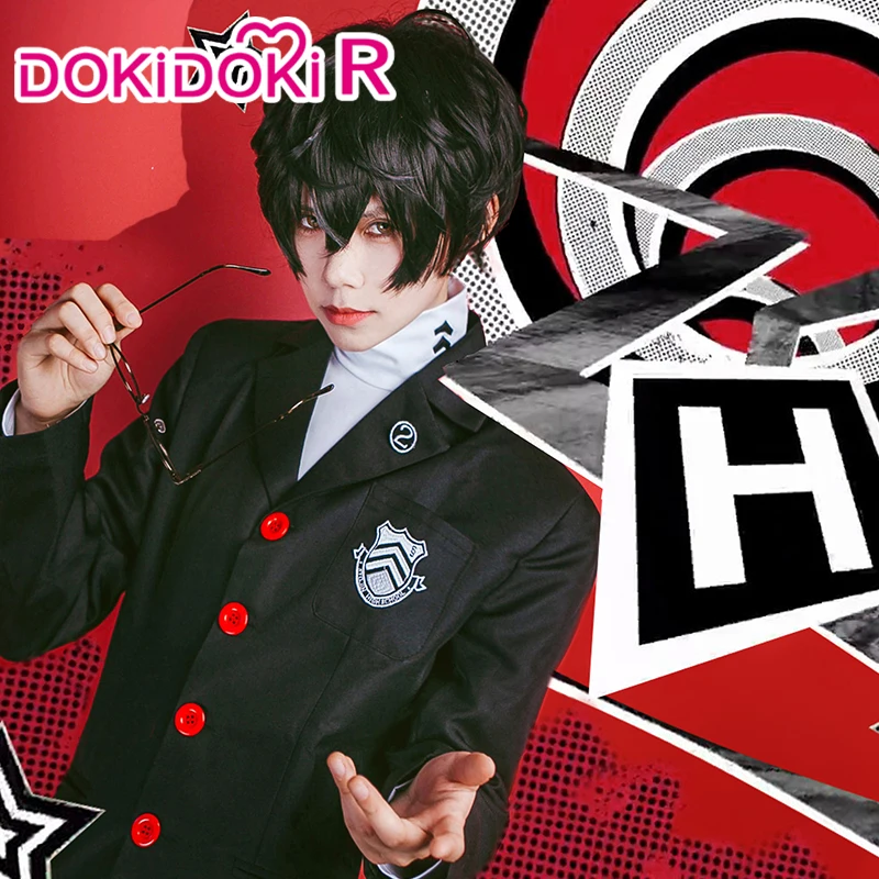 DokiDoki R игра Persona 5 Косплей Akira Kurusu Джокер школьная форма косплей костюм для мужчин