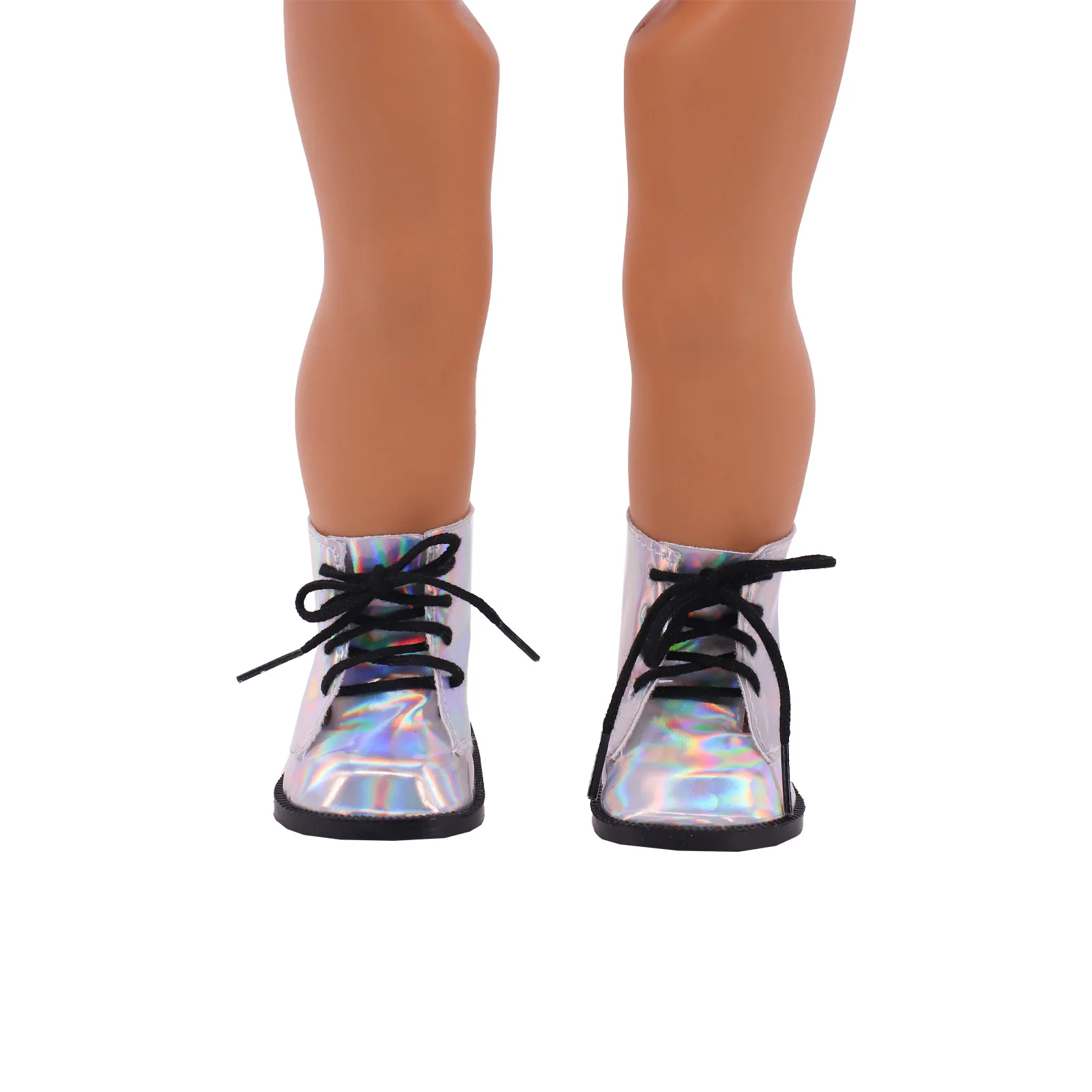 Doll Accessories Doll Shoes 7Cm Doll Shoes Handmade Boots Sequins Shoes For 18 Inch American&43Cm Baby New Born Doll Accessories For Generation Girl`Toy DIY