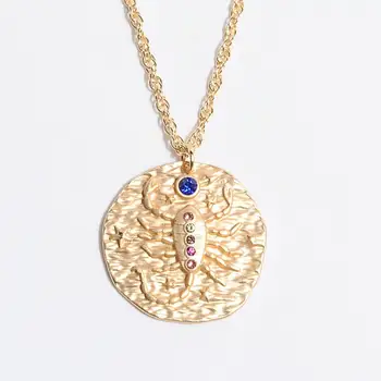

Artilady 12 Zodiac Necklace Pendant Necklace Gold Constellation Necklace for Women Jewelry Party Gift Drop Shipping