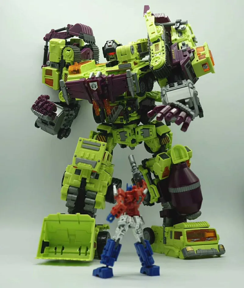 US $59.99 Best Price Nbk Devastator 6in1 Sets Bulldozer Bonecrusher Gt Ko Transformation Figure Toy