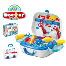 Дети доктор набор продукт детские игрушки Медицинские кабинет Дети моделирование доктора ролевые игры развивающий подарок для дома