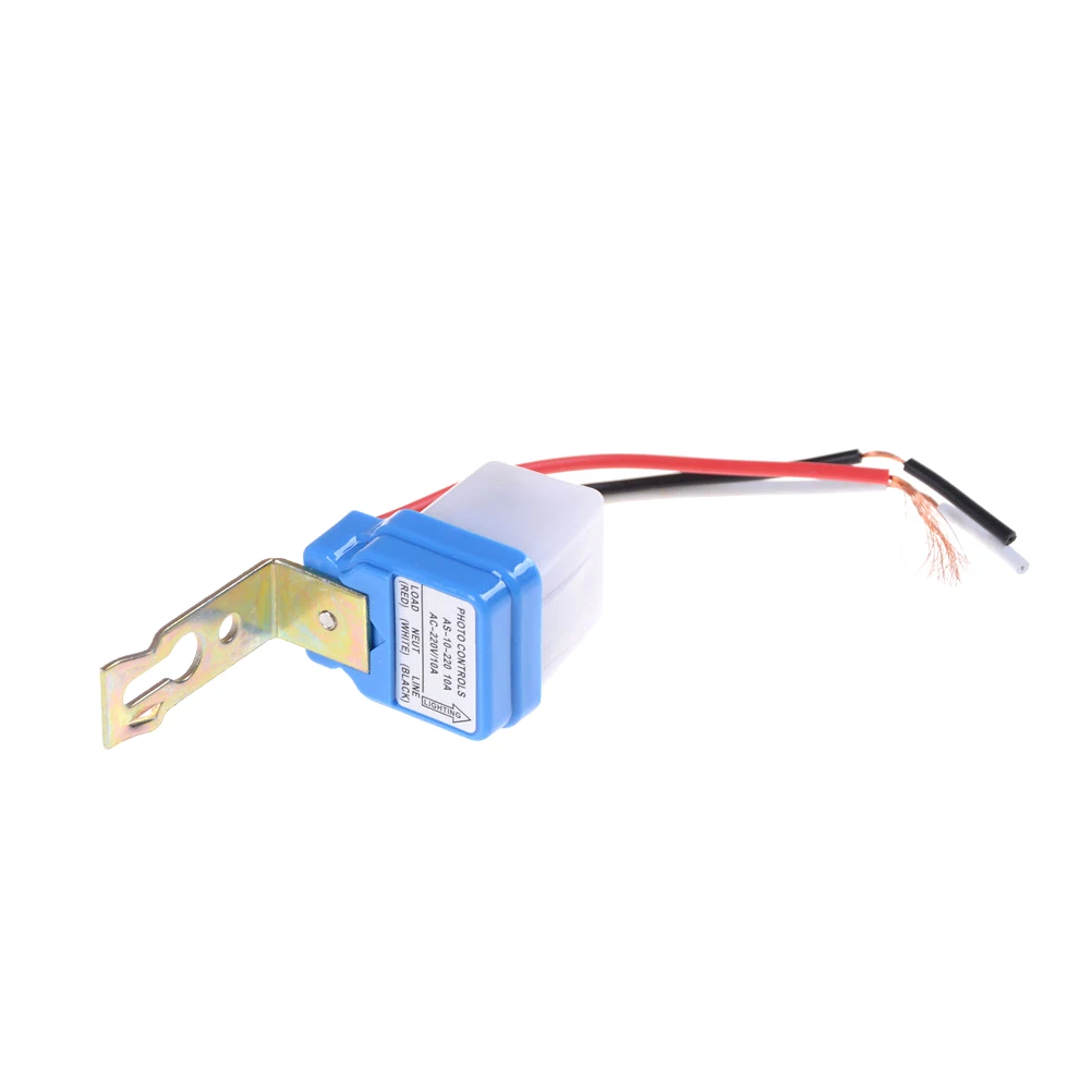 

220V 50-60Hz 10A Photo Control Photoswitch Sensor Switch Automatic Auto On Off Photocell street Light Switch DC AC