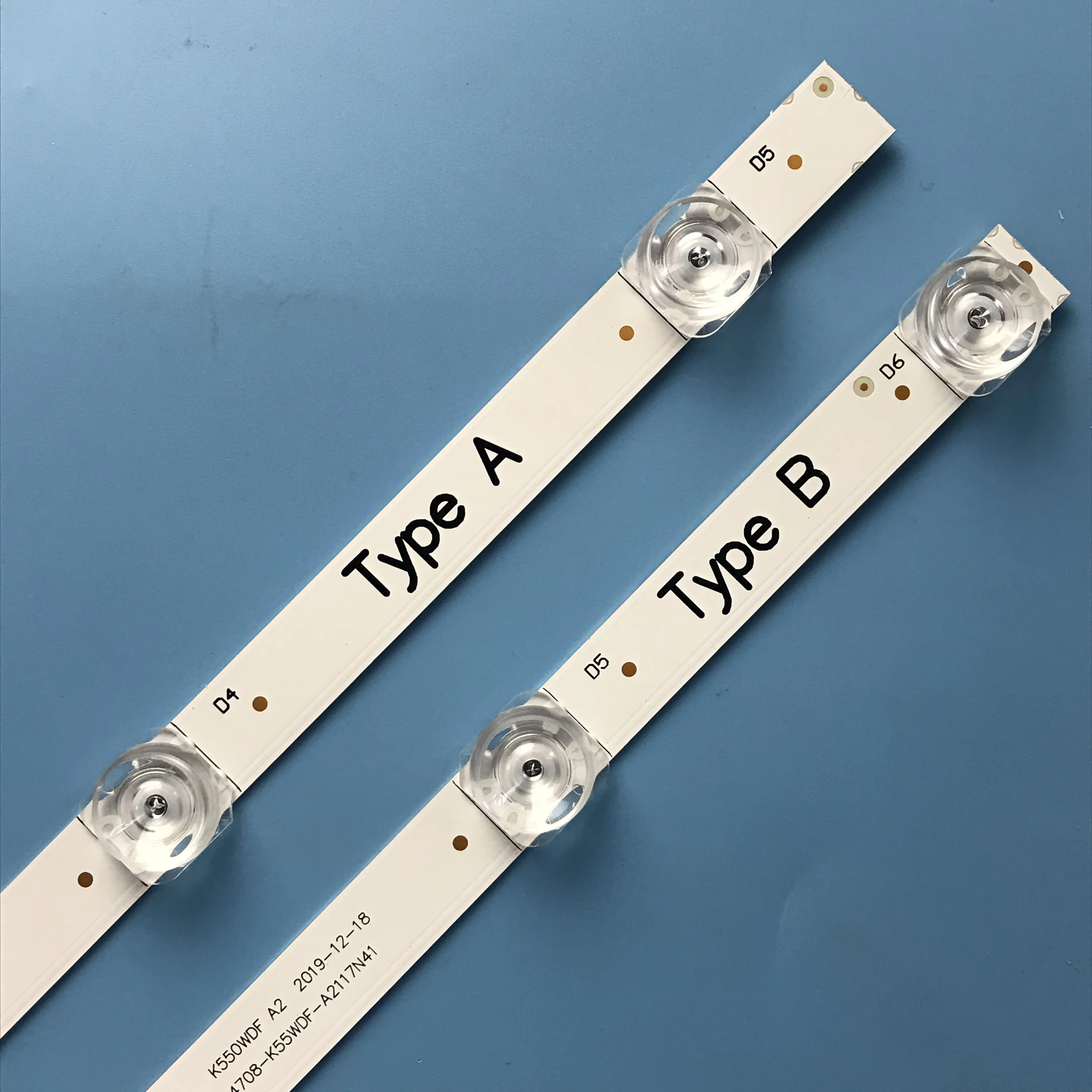 LED Ʈ Ʈ, ʸ 55 ġ TV, 4708-K55WDF-A2117N51 A2117N41 A1113N21 A1113N31 K550WDF A2 A1 A + B, 542mm, 6LED