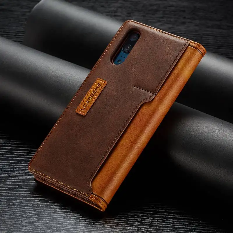 

P20 Pro Leather Case For Huawei P20 Lite Case Cover Hybrid Protector Magnetic Coque For Huawei P20 Casing Wallet Pocket Bag