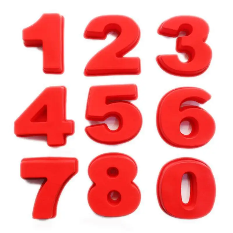 3D пищевой материал Цифровая форма для торта цифры фотоинструмент инструменты