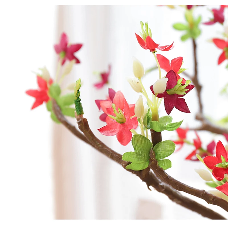 Luyue 57 см искусственная груша цветок цветущие ветви украшение дома поддельные цветы сухие ветви Свадебная установка ваза