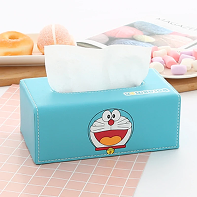 Hello kitty коробка для салфеток для гостиной, спальни, простая креативная Милая мультяшная коробка-держатель для салфеток для автомобиля, столовой, бумажное полотенце - Цвет: D22x12.5x9cm