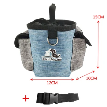 Dog Training Bag Portable Pet Waist Bag Detachable Large Capacity Snack Container for Dogs Cats Walking Feed Dog Accessories 4