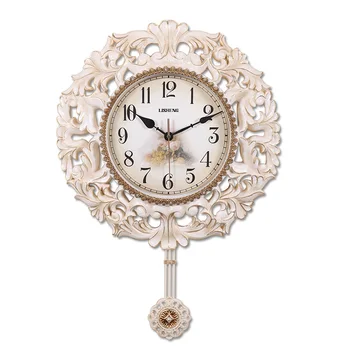 

Large Clock European Silent Wall Clock Living Room Clock Fashion Clock Bedroom Clock Restaurant Pendulum Clock 50wc002