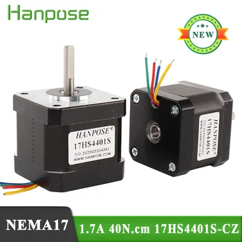 

NEW free Shipping Nema17 Stepper Motor 1.7A 40N.cm 65oz.in 17HS4401S-CZ motor Outlet at the bottom of magnetic hole 3D printer