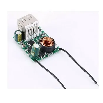 

5V 2A Dual USB Electric Car Mobile Phone Charging Module DC12-80V to 5V Buck Board Converter Transformer