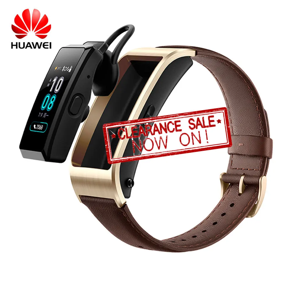 Смарт браслет HUAWEI TalkBand B5 фитнес трекеры Bluetooth с пульсометром носимый (спортивная