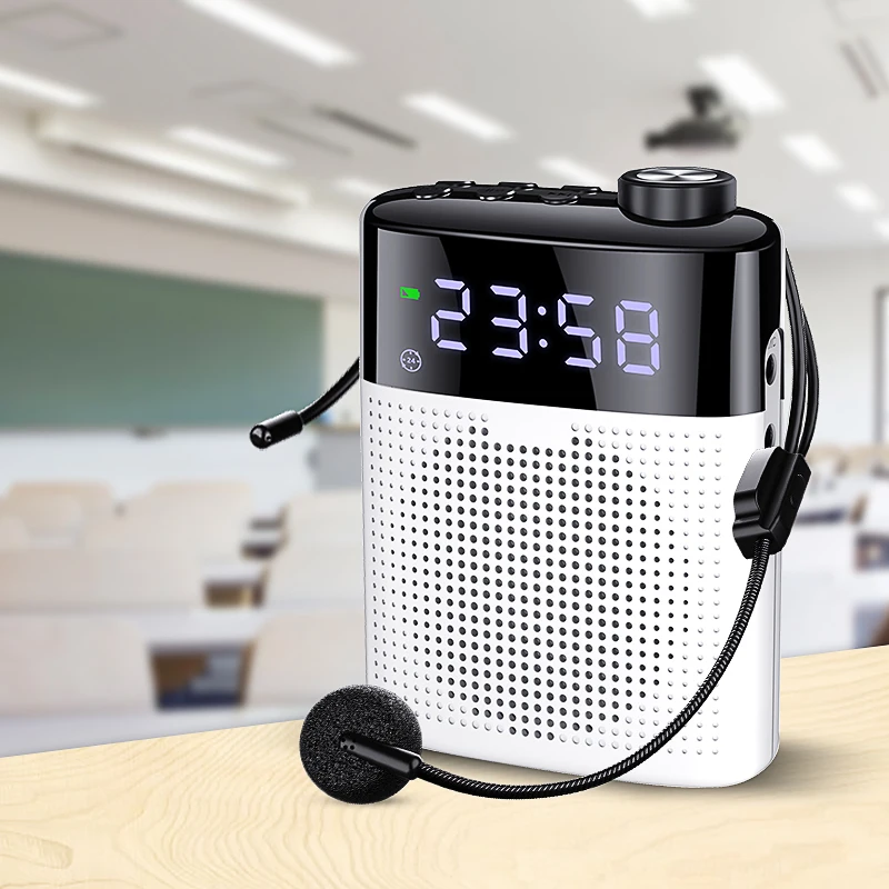 Soaiy S528 беспроводной Bluetooth портативный громкоговоритель проводной голосовой усилитель мини громкий динамик с микрофоном Легкий динамик FM TF
