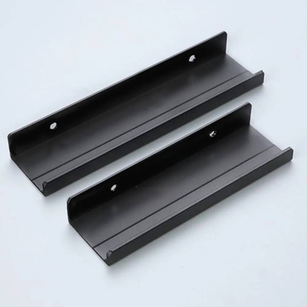 Невидимый черный Расширенный пространство алюминиевый скрытый шкаф Современная