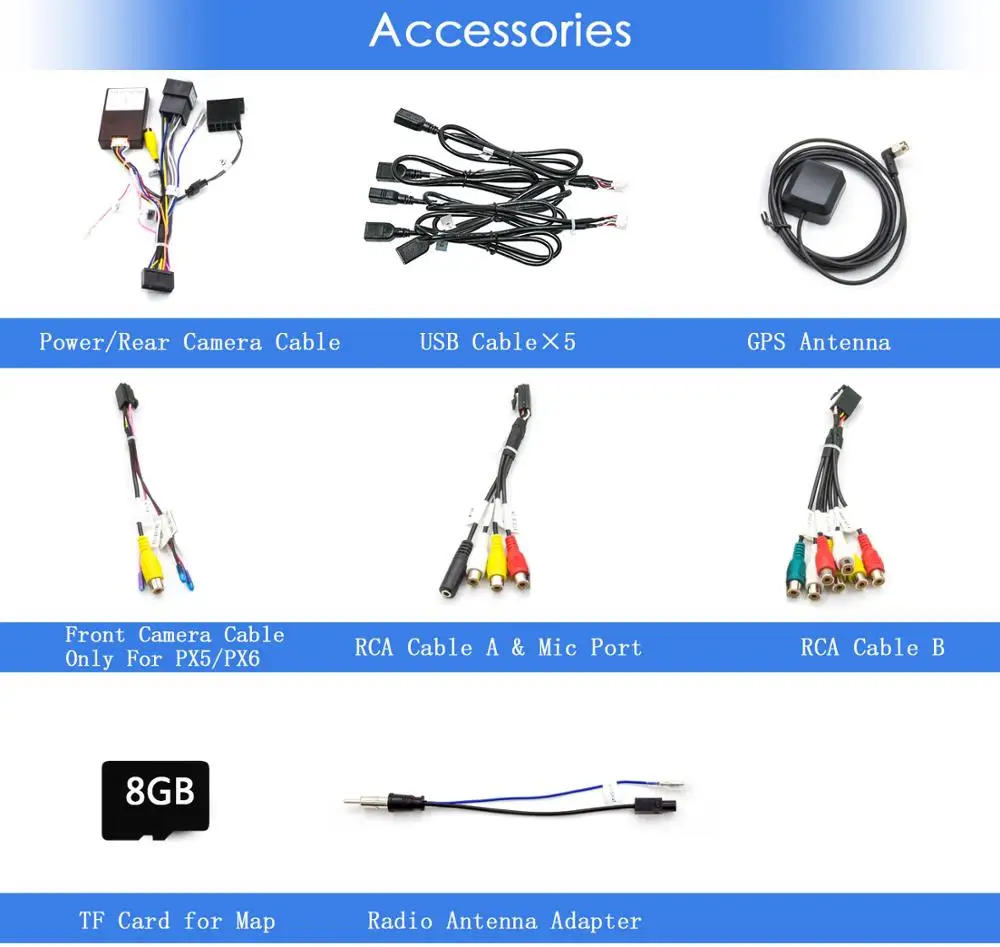 Clearance PX6 Octa Core Android 9.0 4+64G 5 USB For Mercedes Benz C Class W203 C180 C200 C220 C230 C240 C250 C270 C280 C300 C320 Car Radio 4