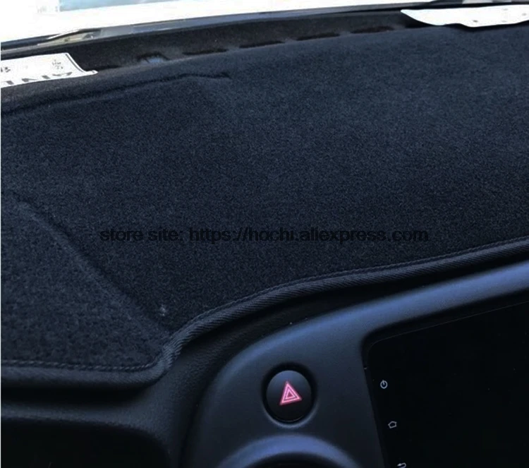 Для toyota alphard 2011 12 правый коврик приборной панели защитный коврик черный Автомобильный Стайлинг обновление интерьера клейкий коврик продукты
