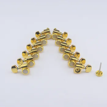 

6/7/8 Strings No Screw Locking Guitar Machine Heads Tuners Gold ( #0792 ) MADE IN TAIWAN