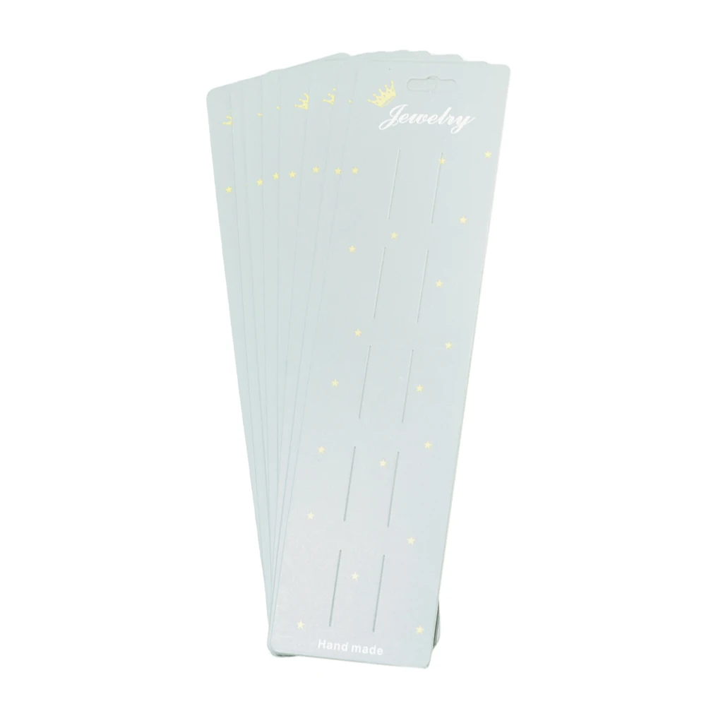 10 Pieces Lengthen Jewelry Display Paper Cardboard Hair Clip Jewelry packaging card