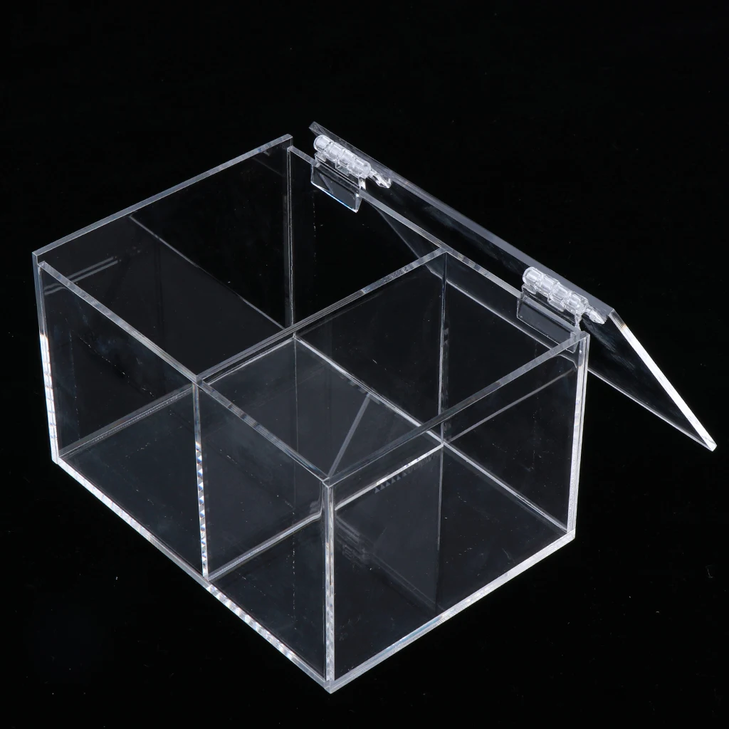 Display Acrylic Holder with Deck Shelf, for Action Figures Diecast Model Toy Cars, 4.33x3.54x5.91inch