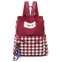 Оксфордский тканевый рюкзак сумка женская стиль корейский стиль модная школьная сумка Модный повседневный холщовый рюкзак дорожный мешок весь