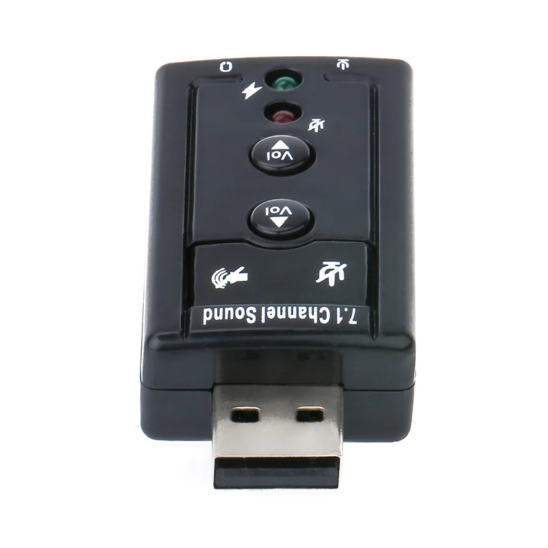 Chielecna 7,1 Внешняя USB звуковая карта USB к разъему 3,5 мм аудио адаптер для наушников Micphone Звуковая карта для окна Mac Linux