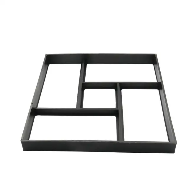 Újrafelhasználható Műanyag Manuálisan Útburkolat Penész Diy Beton Cement Tégla Walk Pavement Maker Kert Dekoratív Kőút Készítése Is