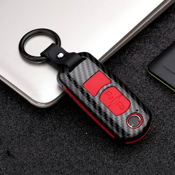 Chiave Dell'automobile di modo di caso della copertura completa proteggere Per Mazda 2356 Demio CX-3 CX-4 CX-5 CX-7 CX8 CX-9 MX5 Atenza Axela 2015-2019 portachiavi