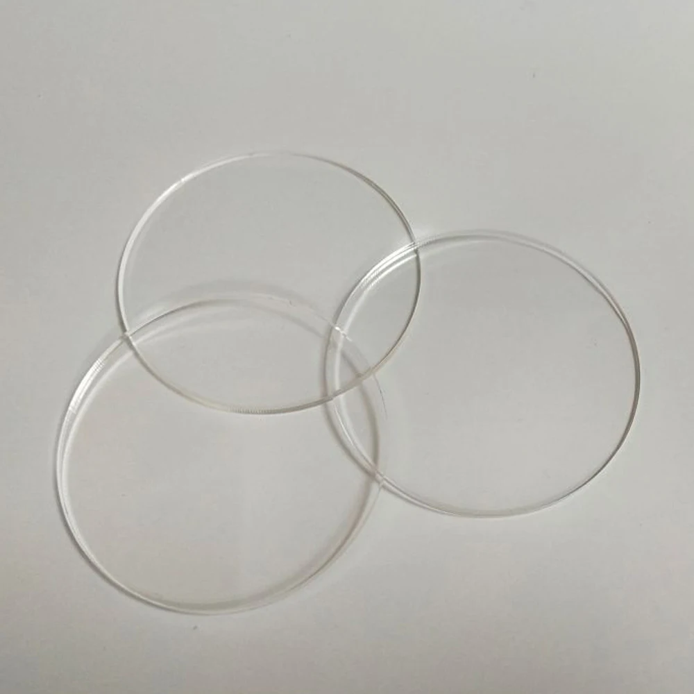 1pcs Plastic Circles Laser Cut Acrylic Disc 50-100mm  Black 