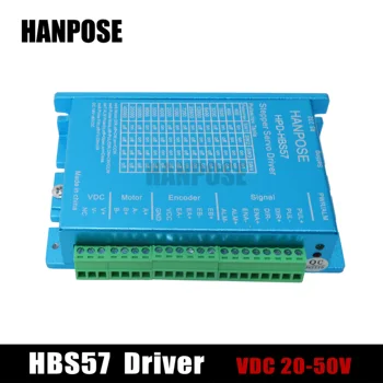

HBS57 New arrival 57/86 stepper motor driver controller driver 20-50V for NEMA 23 CNC hybrid servo motor Free Shipping