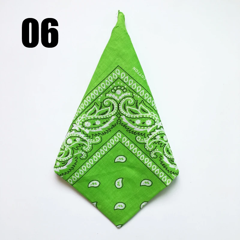 Square Scarf Unisex Hip Hop Black Bandana Kerchief Fashion Street Dance Riding Wrist Wraps Head Square Scarves Print Handchief