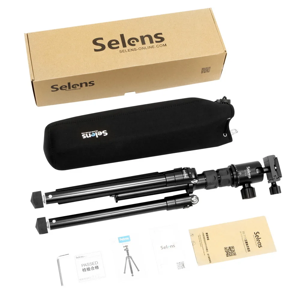 Selens 150 см/6" черный профессиональный штатив для фотографии монопод для DSLR камеры портативный легкий дорожный штатив