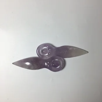 

Z Natural Amethyst Crystal Hand Carved Angel Goddess Statue Figurine Wand Point Wicca Healing