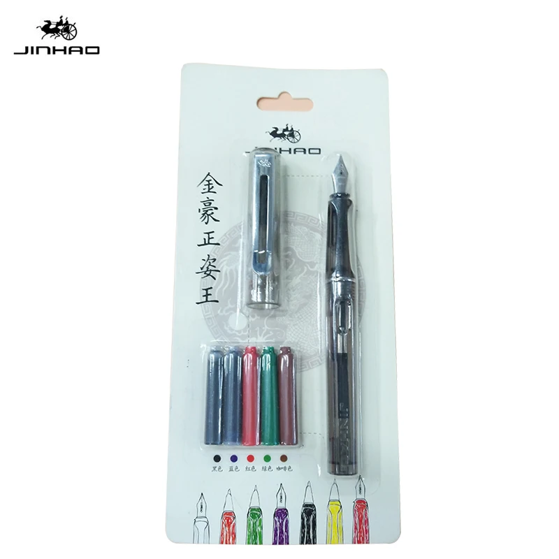 Ручка перьевая JINHAO 599A 0 5 мм ранцевые чернила набор ручек для студентов школьные