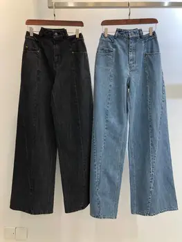 

2020FW autumn high quality women casual jeans laides high waist denim pants trouse 2 color ddxgz2 8.31